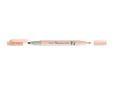 Pentel Surligneur Illumina Flex Pastel, orange pastel