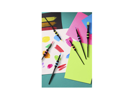 FABER-CASTELL Pinceau à poils synthétiques, set de 6