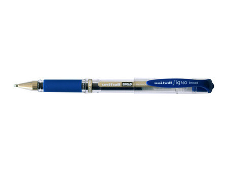 uni-ball Stylo roller encre gel SIGNO broad UM153C, rouge