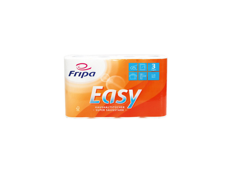 Fripa Rouleau d'essuie-tout Easy, 3 couches, ultra blanc