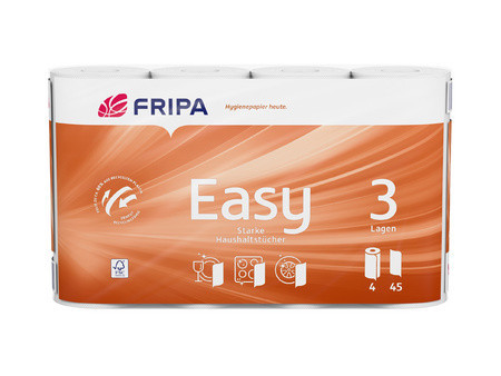 Fripa Rouleau d'essuie-tout Easy, 3 couches, ultra blanc
