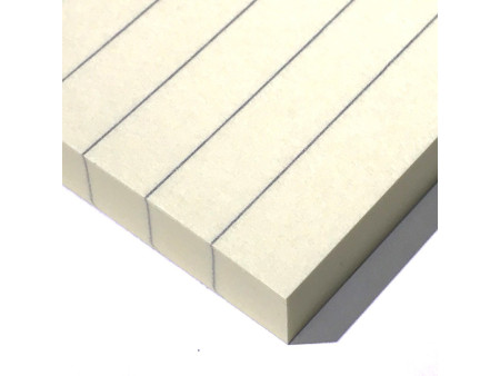 Kores Note adhésive 'jaune pastel' 150 x 100 mm, ligné
