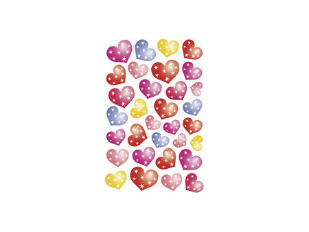HERMA Sticker MAGIC 'Coeurs', tissu