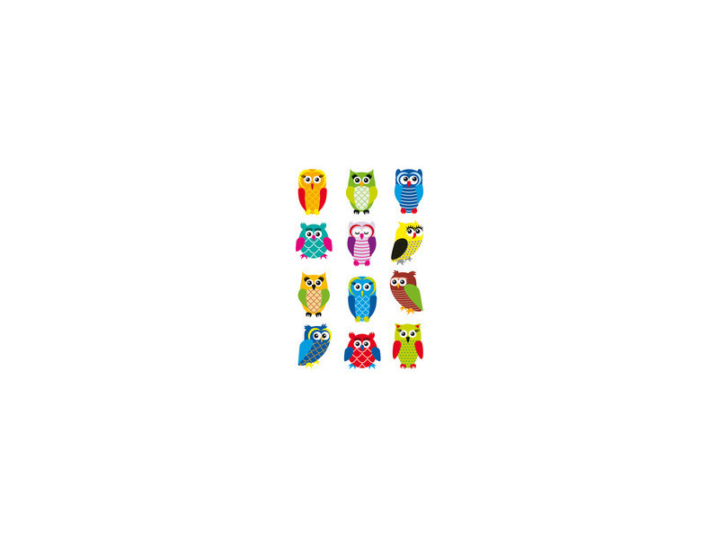 HERMA Sticker MAGIC 'Chouettes', film scintillant