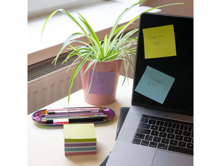 Kores Bloc-note adhésif Recycling 'Recycled Pastel Notes'