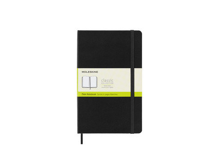 MOLESKINE Carnet rigide, L/A5, ligné, noir