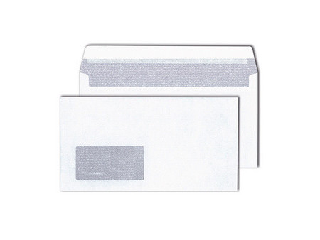 MAILmedia Enveloppe 125 x 235 mm, ultra blanc, sans fenêtre