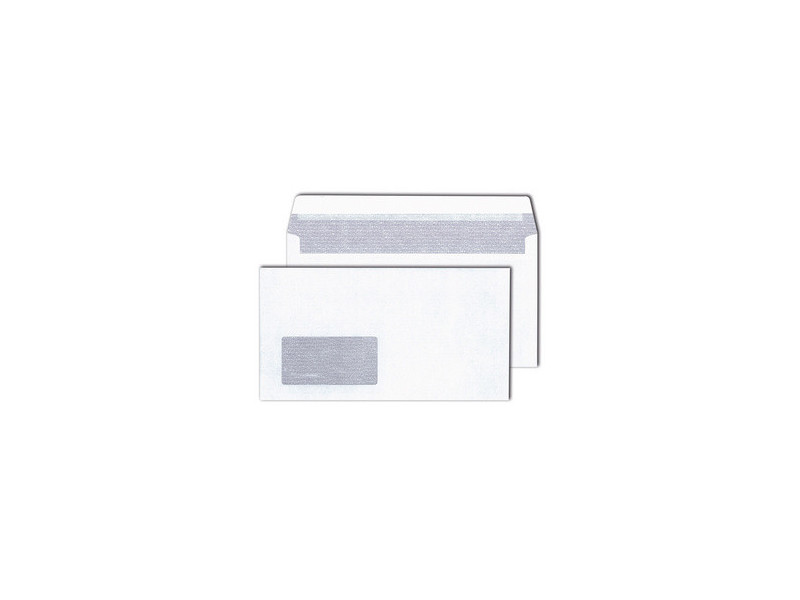 MAILmedia Enveloppe 125 x 235 mm, ultra blanc, sans fenêtre