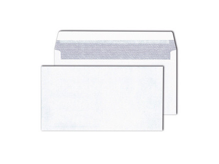 MAILmedia Enveloppe 125 x 235 mm, ultra blanc, sans fenêtre