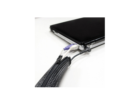 LogiLink Gaine pour câble, 2,0 m, capacité: 35 mm, noir