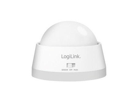 LogiLink Veilleuse LED avec détecteur mouvement & crépuscule