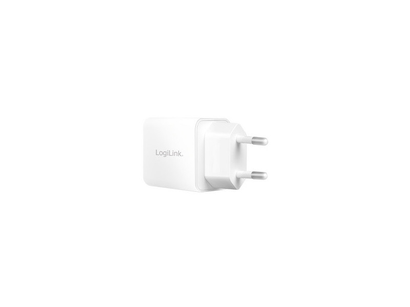 LogiLink Chargeur secteur USB, 1x USB-A, 1x USB-C, 20 watts