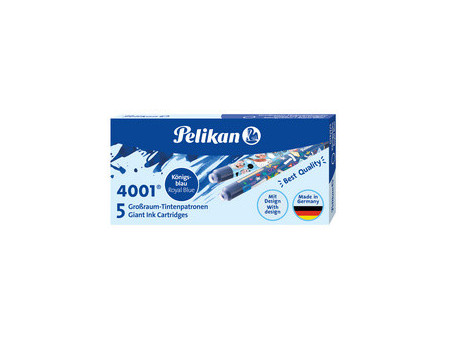 Pelikan Cartouches d'encre grand volume GTP/F/5-2/B, bleu