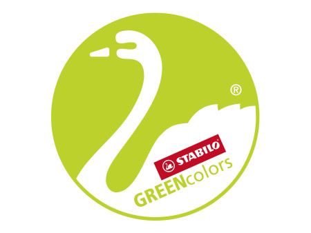 STABILO Crayon de couleur GREENcolors, étui carton de 12