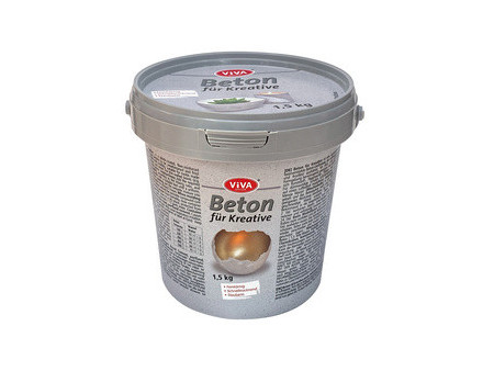 ViVA DECOR Béton créatif à couler, à grain fin, seau 1,5 kg