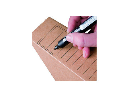 smartboxpro Collecteur vertical à archives, A4, marron