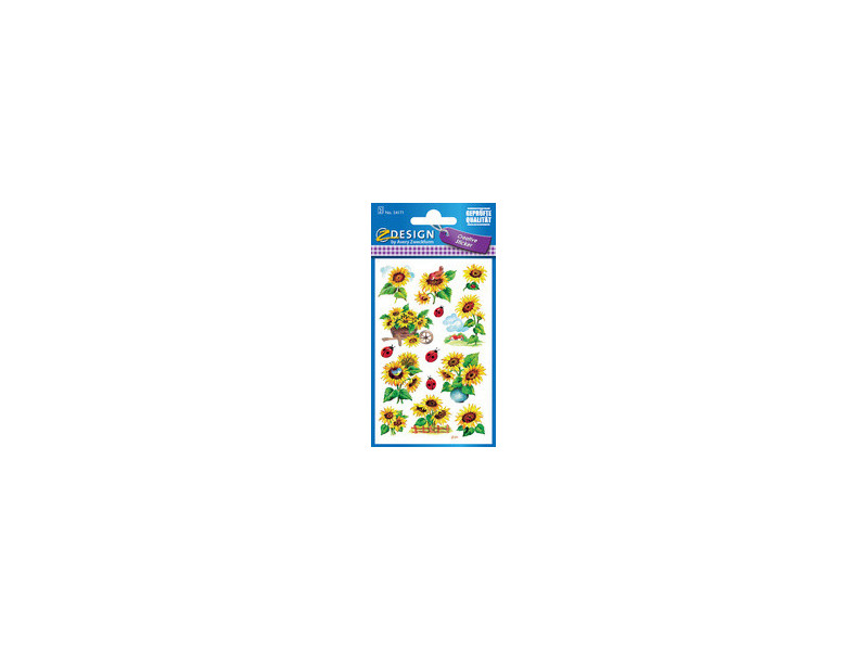 AVERY Zweckform Sticker ZDesign 'tournesols & coccinelles'