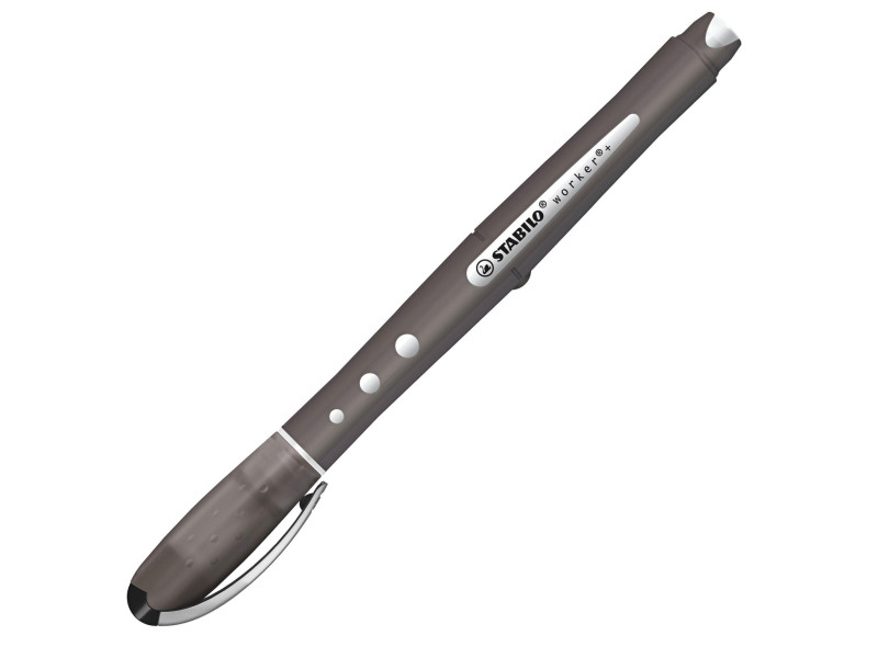 STABILO Stylo roller worker colorful, noir