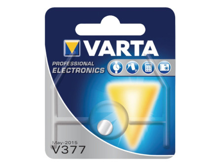 VARTA Pile oxyde argent pour montres, V377 (SR66), 1,55 V