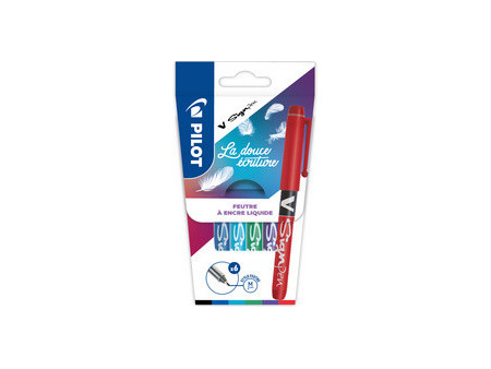 PILOT Stylo feutre V Sign Pen, étui de 6 pièces