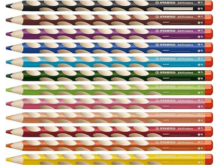 STABILO Crayon de couleur EASYcolors, pour droitier, étui
