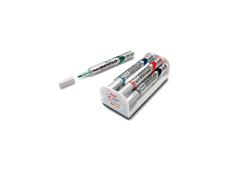 Pentel Set marqueur pour tableau blanc MAXIFLO MWL5M