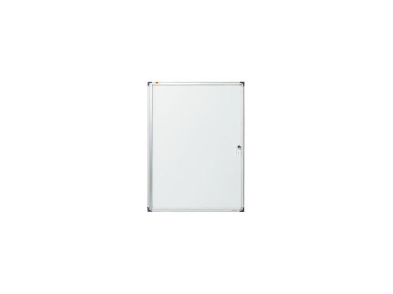 nobo Vitrine, extra plat, fond métal, 2 x format A4