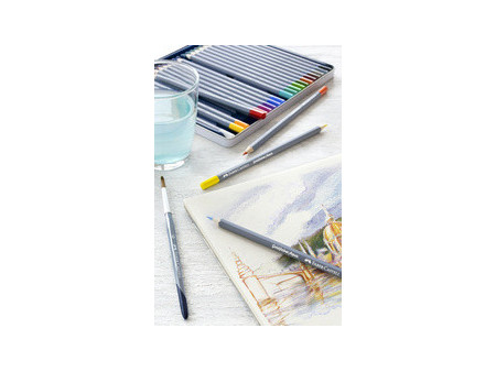 FABER-CASTELL Crayons de couleur aquarellables GOLDFABER