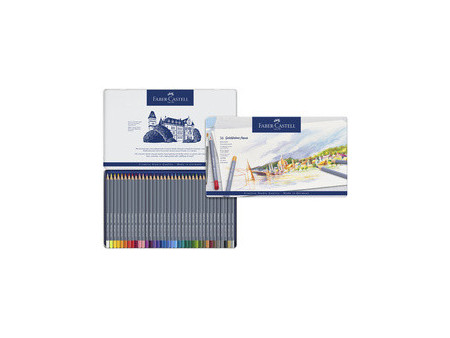 FABER-CASTELL Crayons de couleur aquarellables GOLDFABER