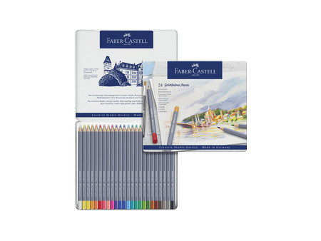 FABER-CASTELL Crayons de couleur aquarellables GOLDFABER