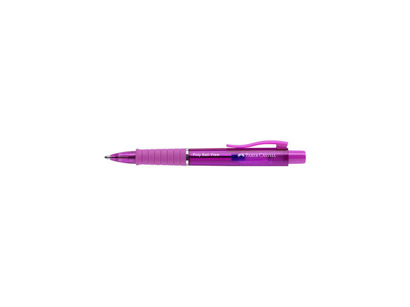 FABER-CASTELL Stylo à bille POLY BALL VIEW, bleu clair