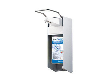 HYGOCLEAN Distributeur mural, pour flacon de 500 ml, argent