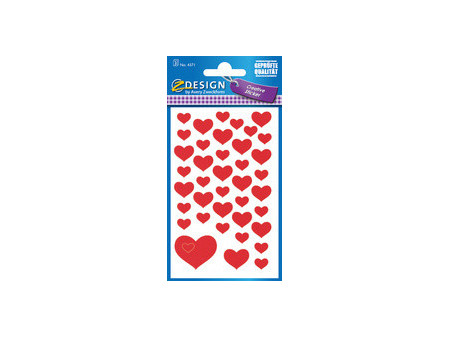 AVERY Zweckform ZDesign CREATIVE Sticker 'coeurs'