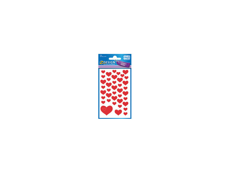 AVERY Zweckform ZDesign CREATIVE Sticker 'coeurs'