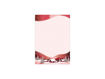 sigel Papier à motif de Noël 'Christmas Silence', A4,