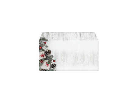 sigel Enveloppe à motif de Noël 'Silent Night', format long