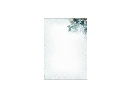 sigel Papier à motif de Noël 'Glitter Stars', A4, 90 g/m2