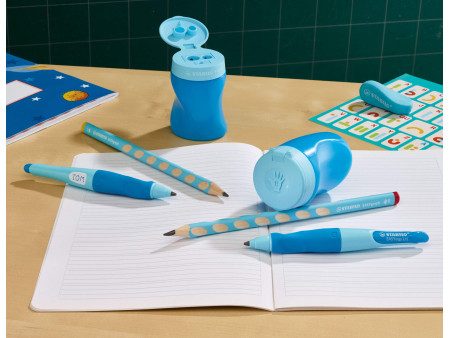 STABILO Taille-crayon à réservoir EASYsharpener, bleu