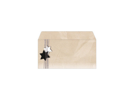 sigel Enveloppe à motif de Noël 'Chrismas Silence', long