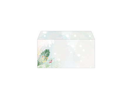 sigel Enveloppe à motif de Noël 'Eucalyptus magic'
