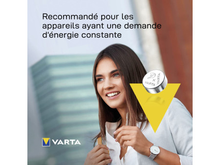 VARTA Pile oxyde argent pour montres, V371 (SR69), 1,55 V