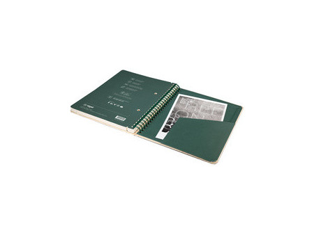 sigel Cahier à spirale Edition Conceptum Nature, A5, bois
