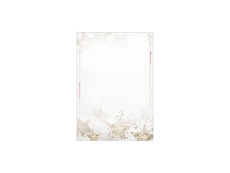 sigel Papier à motif de Noël 'Beige Christmas Candle', A4