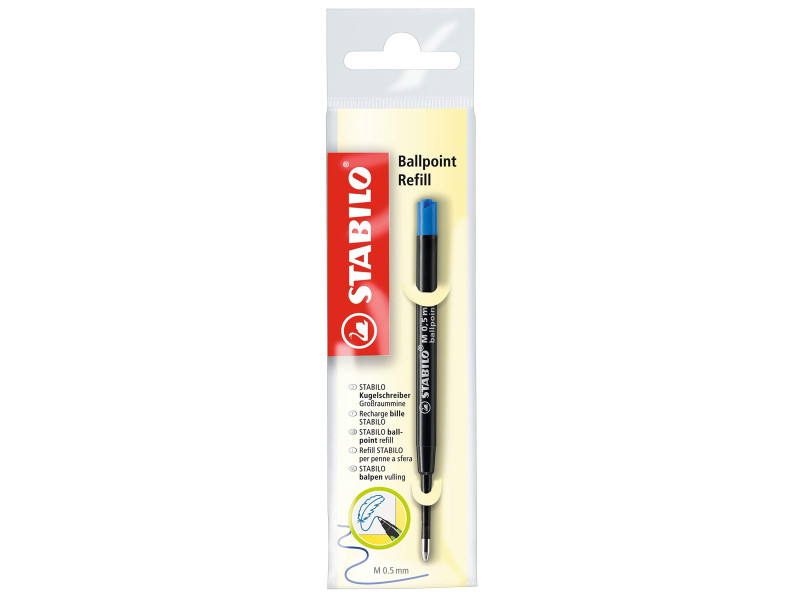 STABILO Recharge pour stylo à bille, bleu