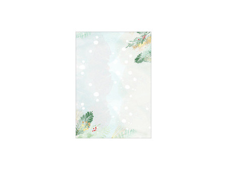 sigel Papier à motif de Noël 'Green Christmas', A4