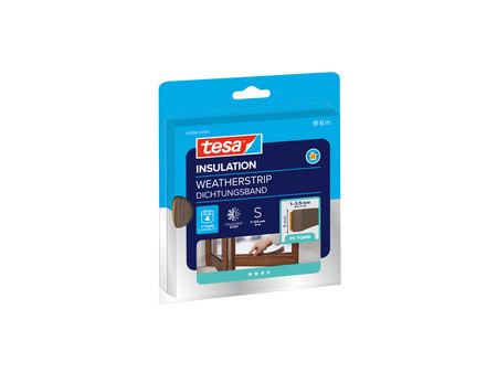 tesa INSULATION Ruban de calfeutrage, profil en I, marron