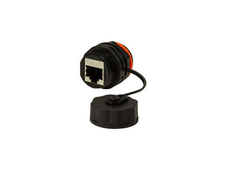 LogiLink Connecteur à vis Cat.6A pour l'industrie, 2x RJ45