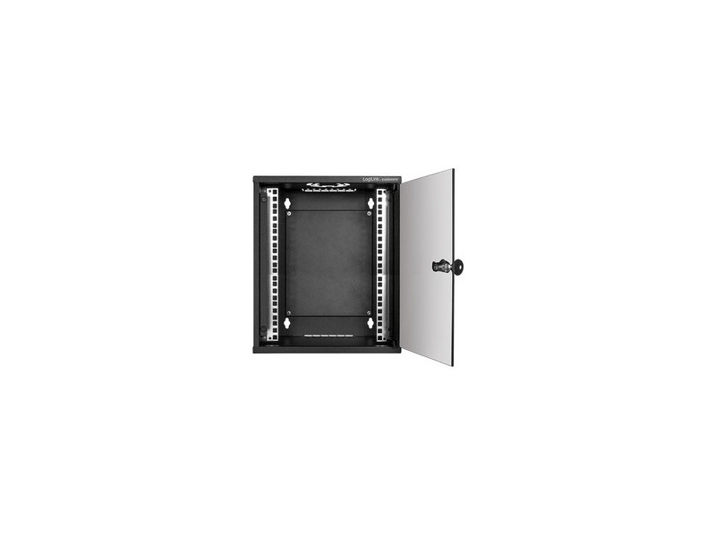 LogiLink Coffret mural 10' SoHo, monté, 6U, gris
