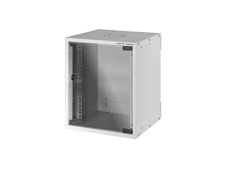 LogiLink Coffret mural 10' SoHo, monté, 6U, gris