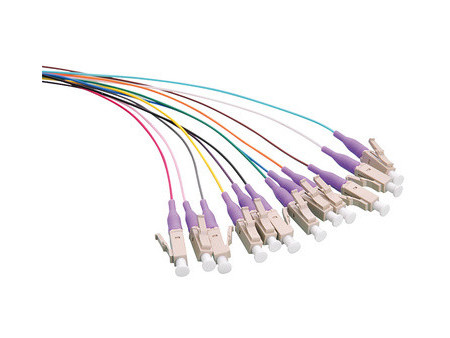 LogiLink Jeu de pigtails fibre optique, LC-Simplex, OS2, 2 m